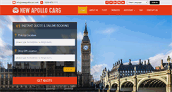 Desktop Screenshot of newapollocars.com
